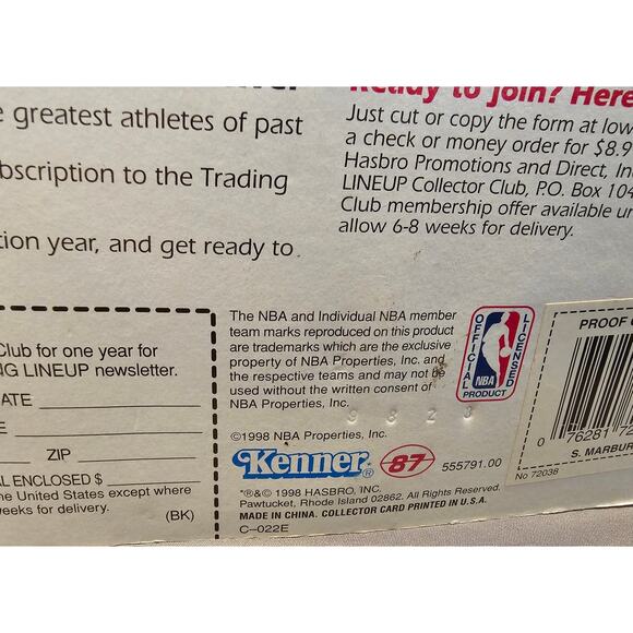 Vintage 1998 Kenner/Starting Lineup 72038 Stephon Marbury Minnesota Timberwolves - Picture 5 of 6